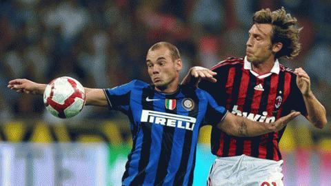 Theo nhận định của Sneijder, Milan sẽ là đối thủ chính của Inter từ nay đến cuối mùa. Ảnh: Getty Images