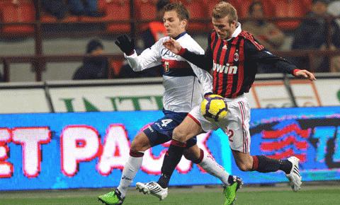 Genoa hoàn toàn bất lực trong đêm thăng hoa của Milan. Ảnh: Getty Images