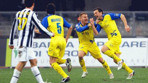 Chievo đã buộc Juve phải nhận thất bại đáng xấu hổ. Ảnh: Getty Images