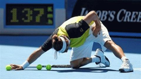 Baghdatis vượt qua chấn thương để giành chiến thắng ngoạn mục. Ảnh: AP