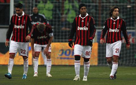 Milan thua toàn diện trước Inter. Ảnh: Getty Images