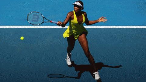 Sau khi để thua set đầu, Venus Williams đã kịp sửa sai. Ảnh: Getty
