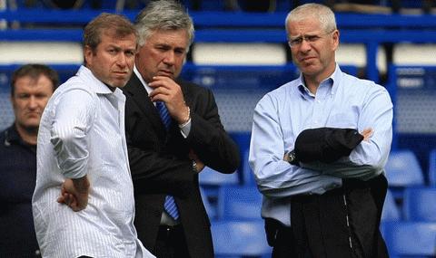 Ở Chelsea, Abramovich trao cho Ance nhiều quyền lực hơn là Berlusconi. Ảnh: Reuters