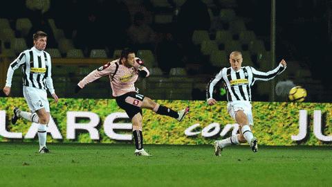 Palermo buộc Juve của Zac nhận thất bại đầu tiên. Ảnh: Getty Images