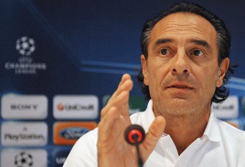 HLV Prandelli tự tin về cơ hội của Fio. Ảnh: Getty Images