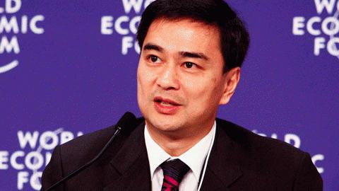 Thủ tướng Thái Lan Abhisit Vejjajiva. Ảnh: WEF