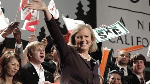 bà Meg Whitman cựu Tổng giám đốc Tập đoàn Thương mại điện tử eBay giành chiến thắng 