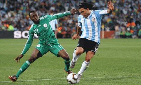 Argentina hơn Nigeria về mọi mặt. Ảnh: Getty Images