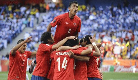 Chile ra quân với 3 điểm trọn vẹn. Ảnh: Getty Images