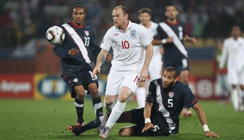 Rooney mờ nhạt trước Mỹ. Ảnh: Getty Images