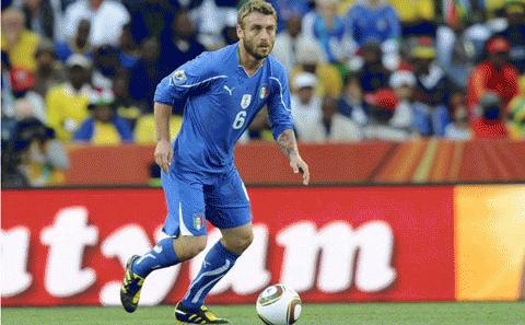 2 điểm mà Italia giành được cho đến lúc này mang đậm dấu ấn của De Rossi. Ảnh: Sport Image