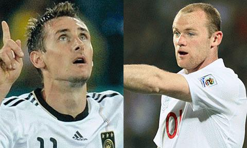 Klose và Rooney