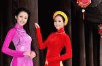 Thí sinh HHVN 2010 yêu kiều trong tà áo dài