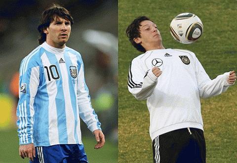 Messi và Oezil, ai sẽ chiến thắng tại Green Point đêm nay?