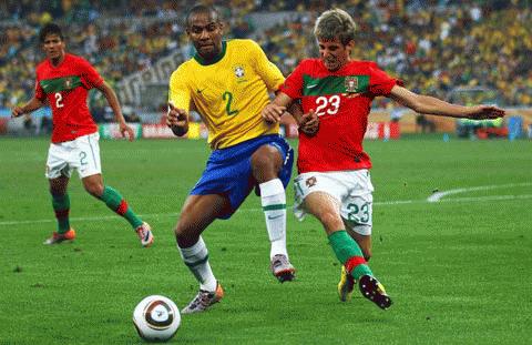 Dưới thời Dunga, Brazil là tập thể đầy sức mạnh. Ảnh: Getty Images