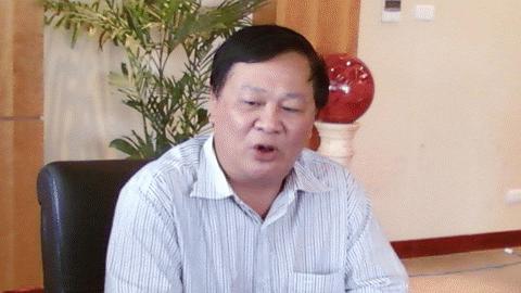 Ông Trần Quang Vũ, TGĐ Tập đoàn công nghiệp tàu thủy Việt Nam (ảnh: Phạm Huyền)