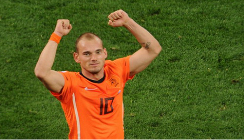 Sneijder đang là cầu thủ không thể thiếu được của ĐT Hà Lan