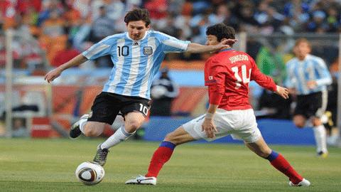 Thi đấu không thật sự thành công ở World Cup 2010, nhưng Messi lại có đóng góp lớn nhất cho CLB của mình. Ảnh: Getty Images