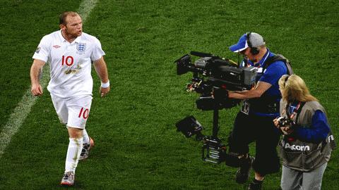 Được kỳ vọng nhiều nhất tuy nhiên, Rooney có một kỳ World Cup đáng thất vọng nhất. Ảnh: Getty