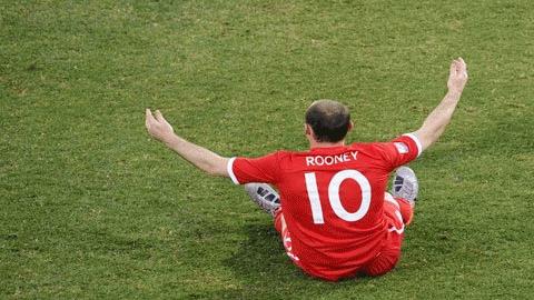 Chân sút số 1 của M.U mùa giải trước Rooney đã có một kỳ World Cup đáng thất vọng. Ảnh: Getty