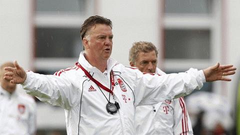 HLV Louis van Gaal đang tự tin hướng tới mùa giải mới. Ảnh: Reuters