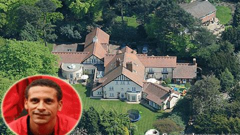 Rio Ferdinand đã từng chi 2,3 triệu bảng để có được biệt thự ở Alderley Edge, Cheshire