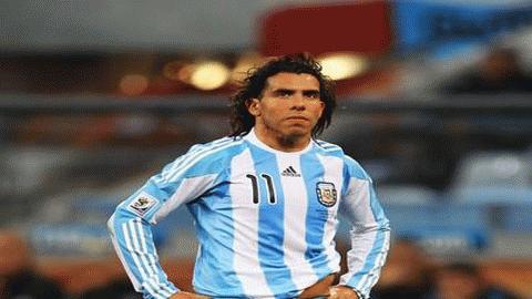 Tevez cảm thấy thất vọng về cách đối xử của LĐBĐ Argentina sau thất bại tại World Cup 2010. Ảnh: Getty