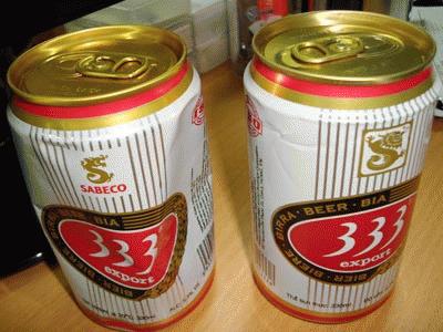 Bia lon 333 nhẹ cân được phát hiện tại nhiều tỉnh thành trong cả nước. Ảnh: Thiên Nga