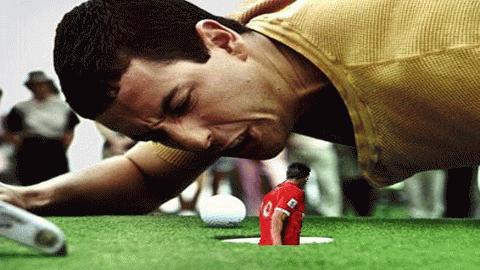 Chui ra từ lỗ đích và là vật cản trên sân golf