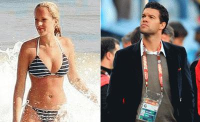 Ballack và cô nàng tóc vàng Daniella