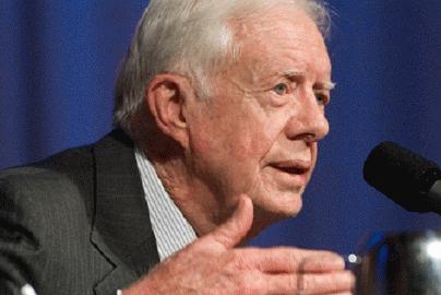 Cựu Tổng thống Mỹ Jimmy Carter từng nhận giải Nobel Hòa bình (Ảnh: AP)