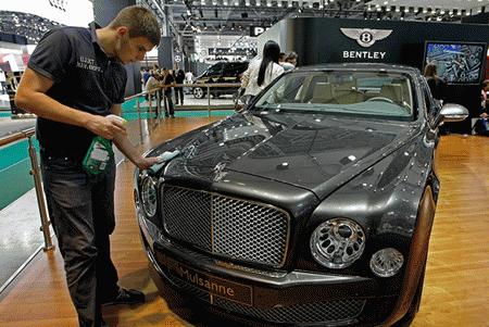 Chiếc Bentley Mulsanne của Bentley.