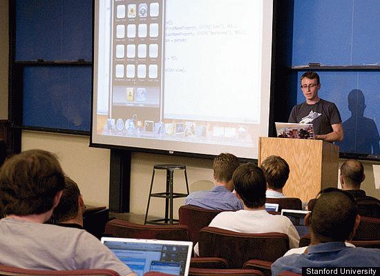 10. ĐH Stanford với khóa học “Lập trình các ứng dụng cho iPhone”. (Ảnh Stanford)