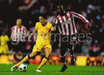 Trở lại giải ngoại hạng, Arsenal vẫn chưa có duyên như ở Champions League. (ảnh GettyImages.)