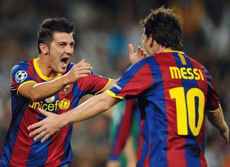 Villa cần lấy lại được phong độ tốt nhất để có thể chia lửa cho Messi