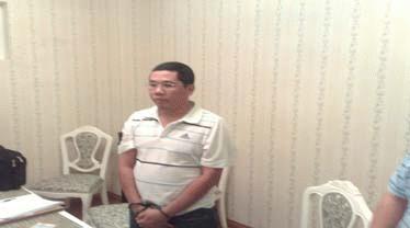 Nhà báo Phan Hà Bình tại thời điểm bị bắt giữ (Ảnh: VietNamNet)