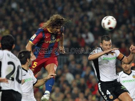 Cú đánh đầu dũng mãnh ấn định tỉ số 2-1 của Puyol