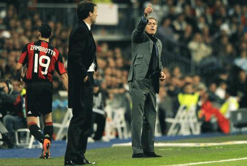 Mourinho quá cao tay so với Allegri. Ảnh: Getty Images