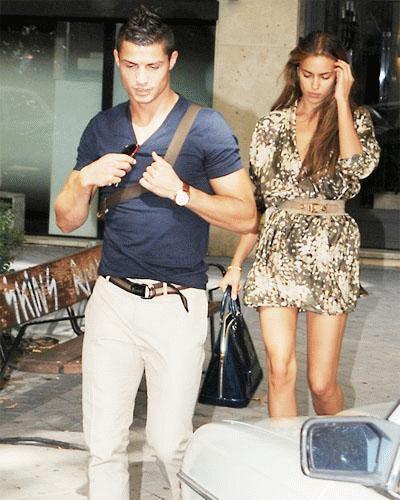Ronaldo & Irina bị paparazzi “săn đuổi”