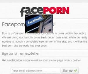 Faceporn hiện đã ngừng hoạt động 