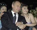 Xem Thủ tướng Nga Putin tình cảm, lãng mạn