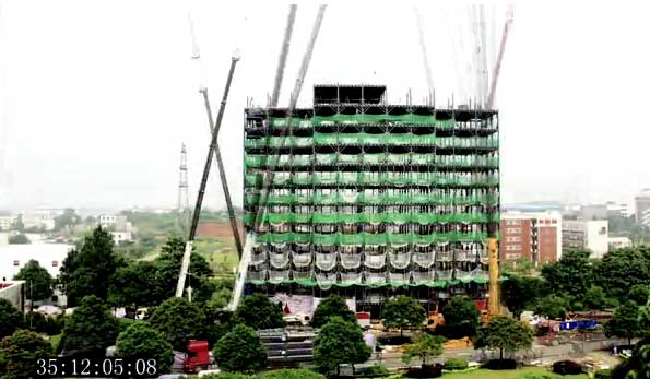 Kinh ngạc: Xây nhà 15 tầng trong 6 ngày