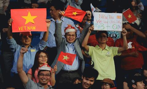 CĐV Việt Nam không được hưởng niềm vui chiến thắng lần thứ hai. Ảnh: Getty Images