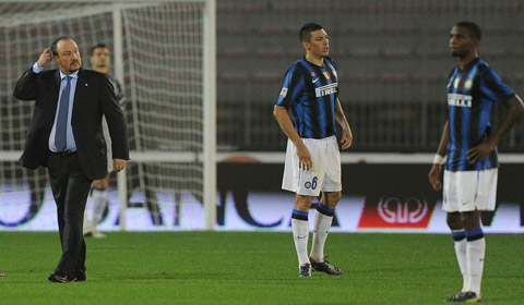 Inter gây thất vọng dưới thời Benitez. Ảnh: Getty Images