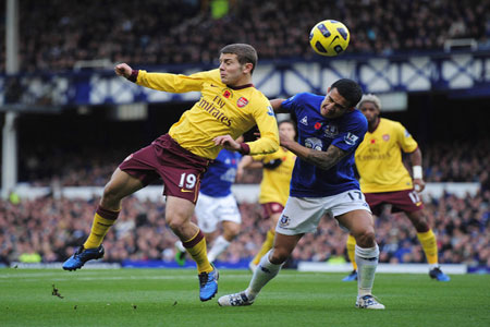 “Giant-killers” Tim Cahill không thể giúp Everton có 1 điểm trước Arsenal